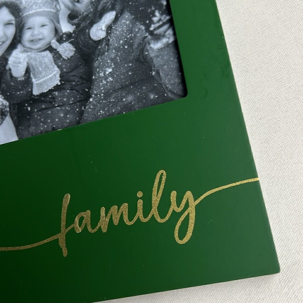 Green Family Photo Frame - Picture 2 of 3